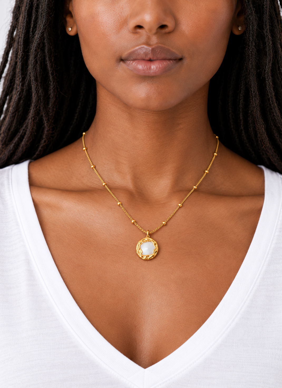 Lydia Natural Pearl Necklace