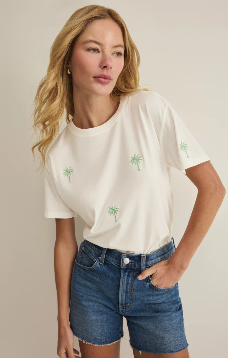 Z Supply Plams Boyfriend Tee