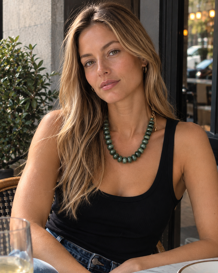 The Laurel Beaded Necklace
