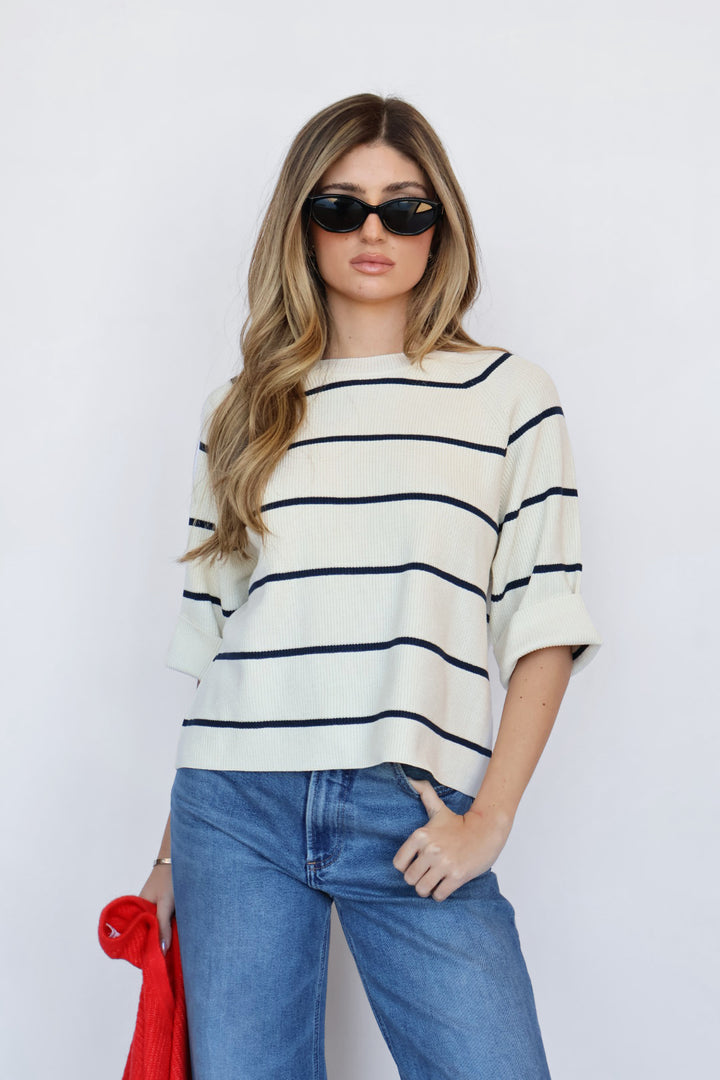 Stripe Transitional Sweater