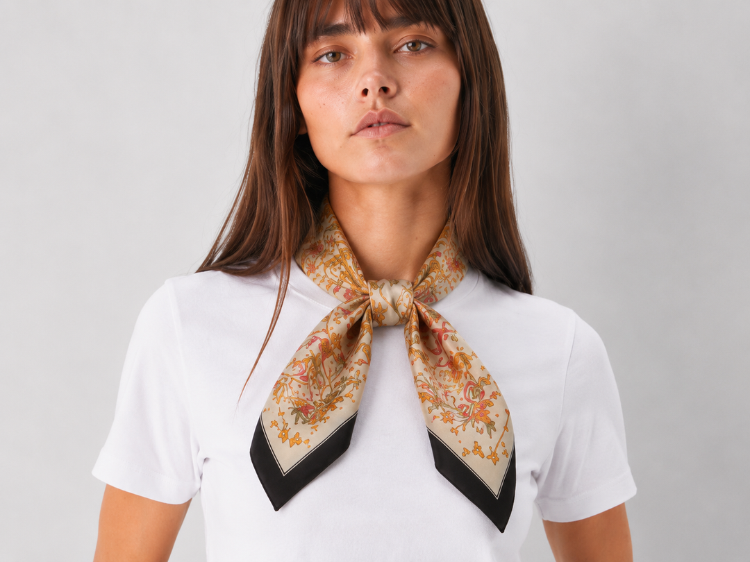 Floral Print Scarf