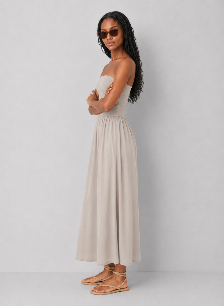 Tube Top Midi Dress