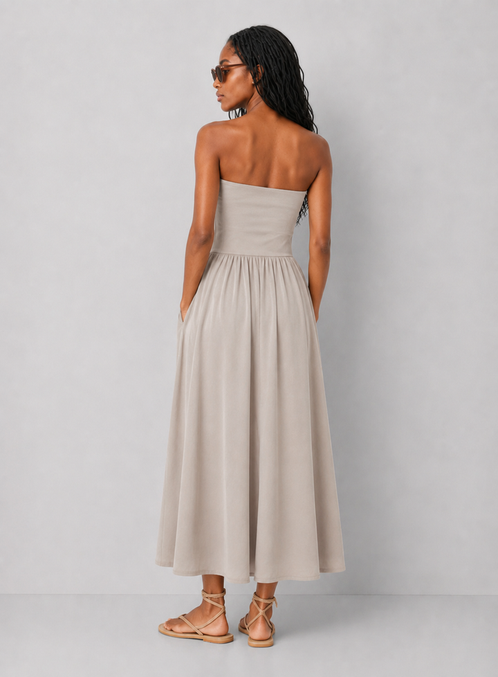 Tube Top Midi Dress