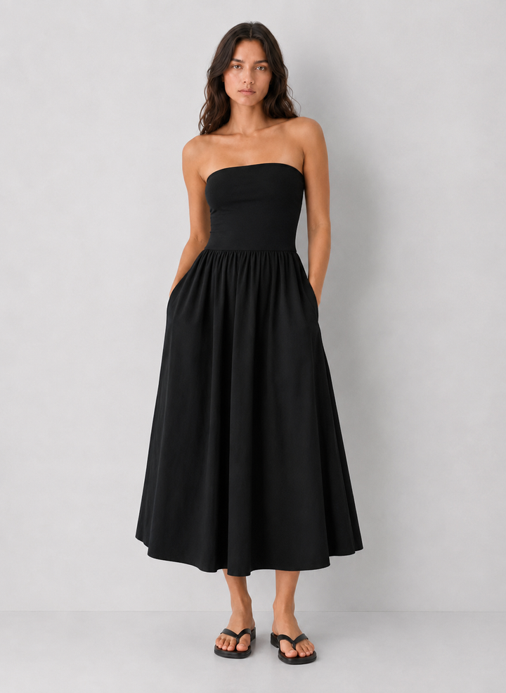 Tube Top Midi Dress
