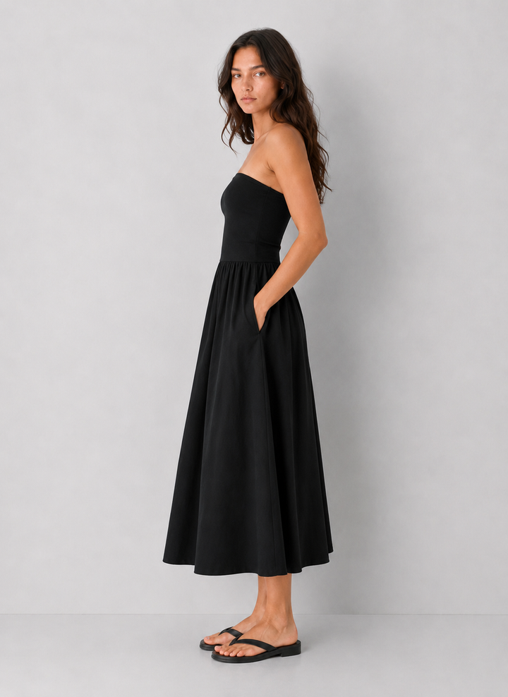 Tube Top Midi Dress