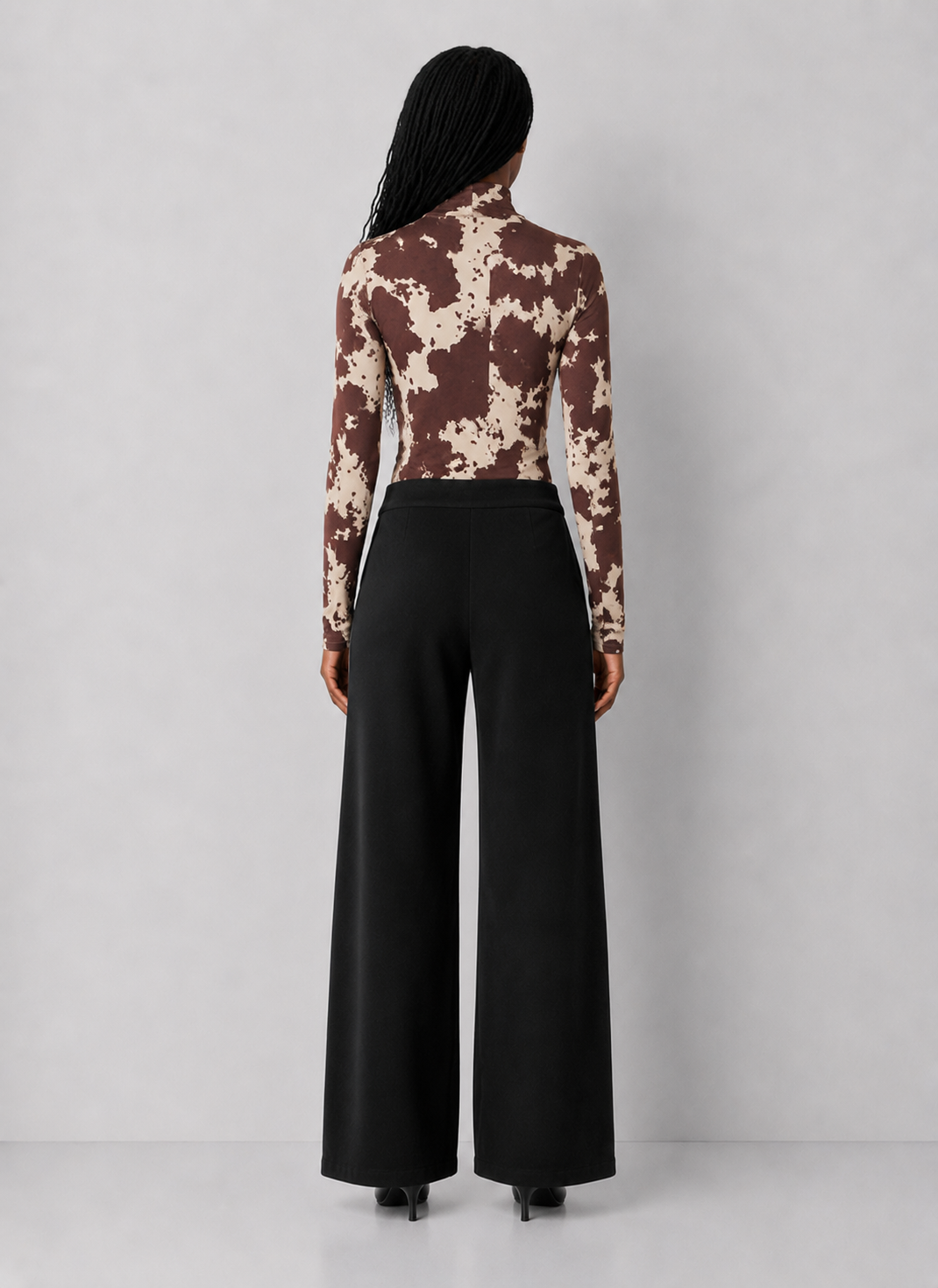 Mock Neck Lightweight Dress Top