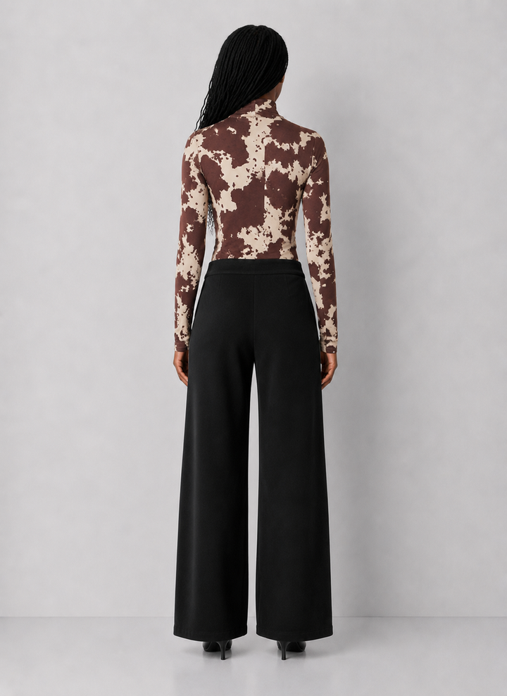 Mock Neck Lightweight Dress Top