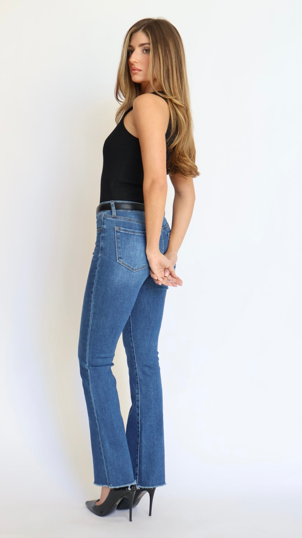 Vervet Remy Mid Rise Bootcut Jeans
