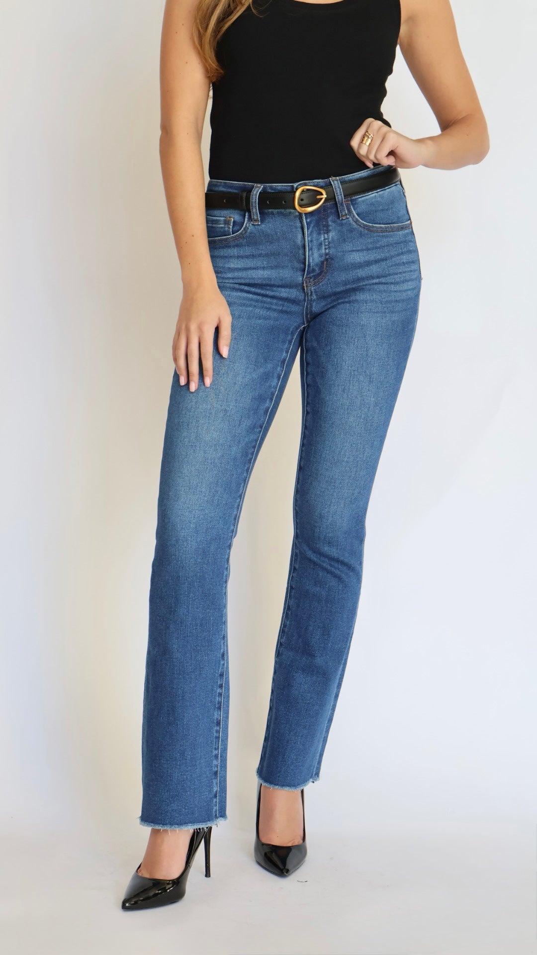 Vervet Remy Mid Rise Bootcut Jeans