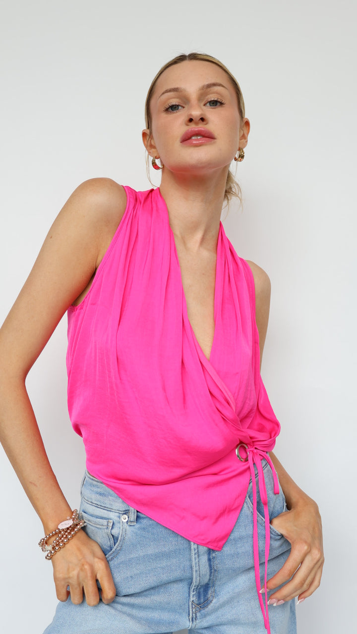 Saylor Wrap Top