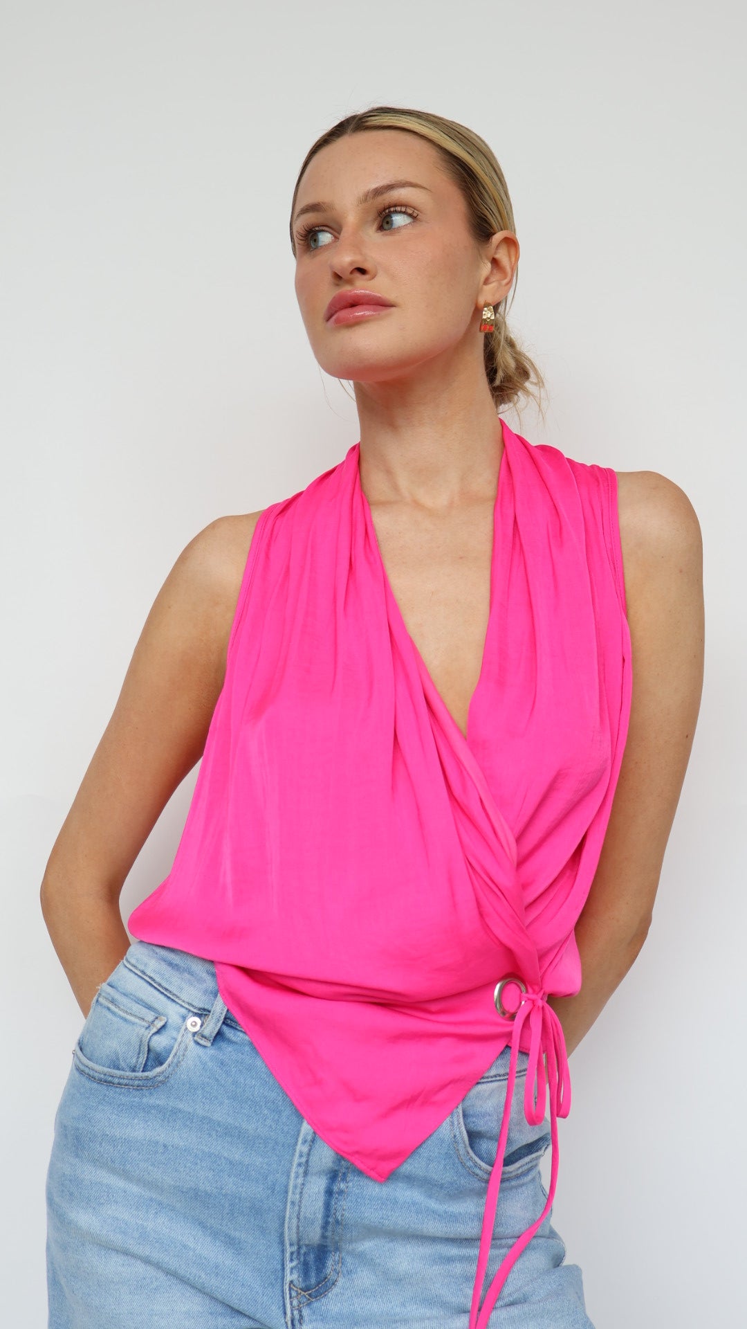 Saylor Wrap Top