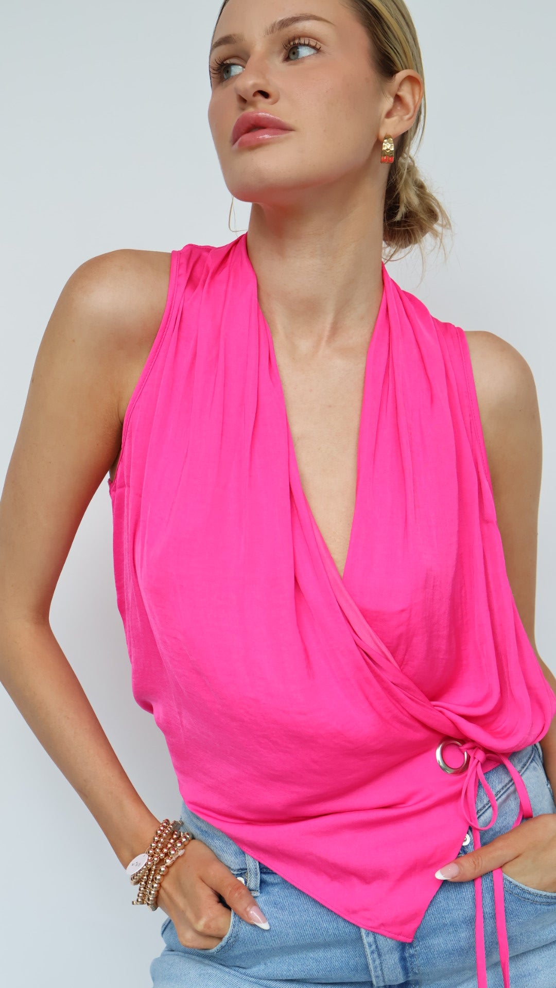 Saylor Wrap Top