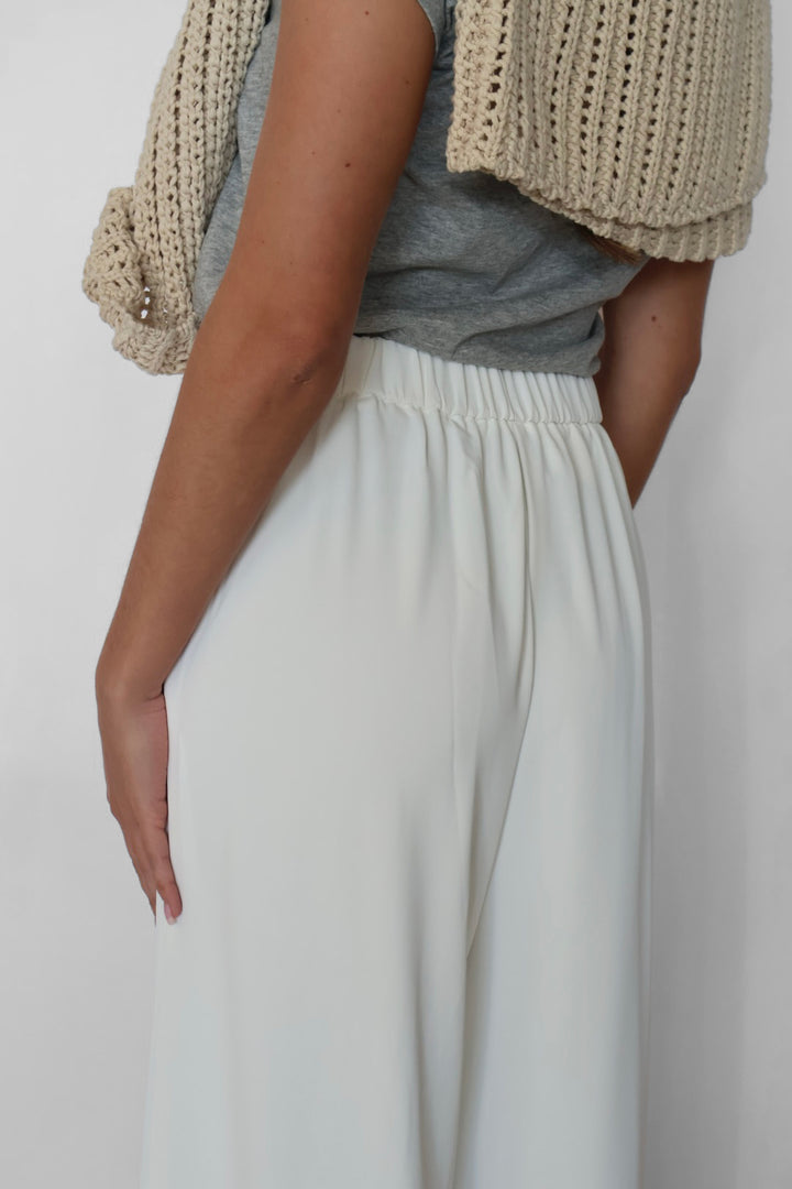 Pull-on Wide Leg Pants