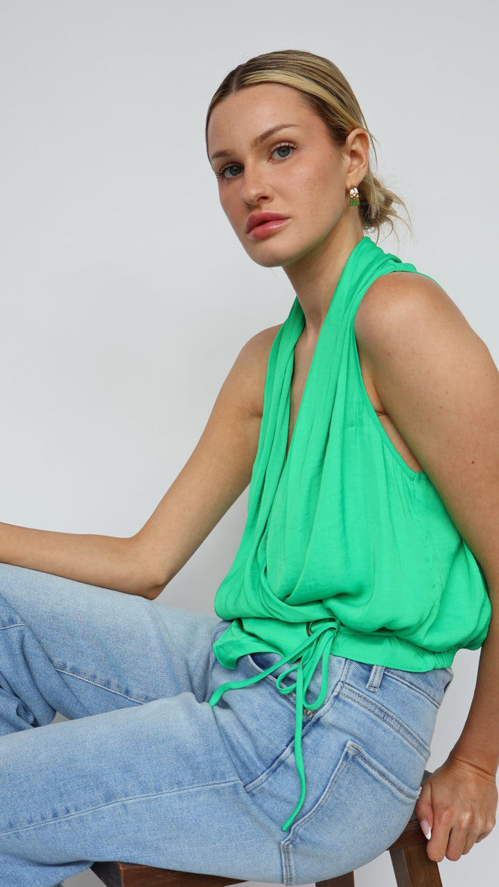 Saylor Wrap Top