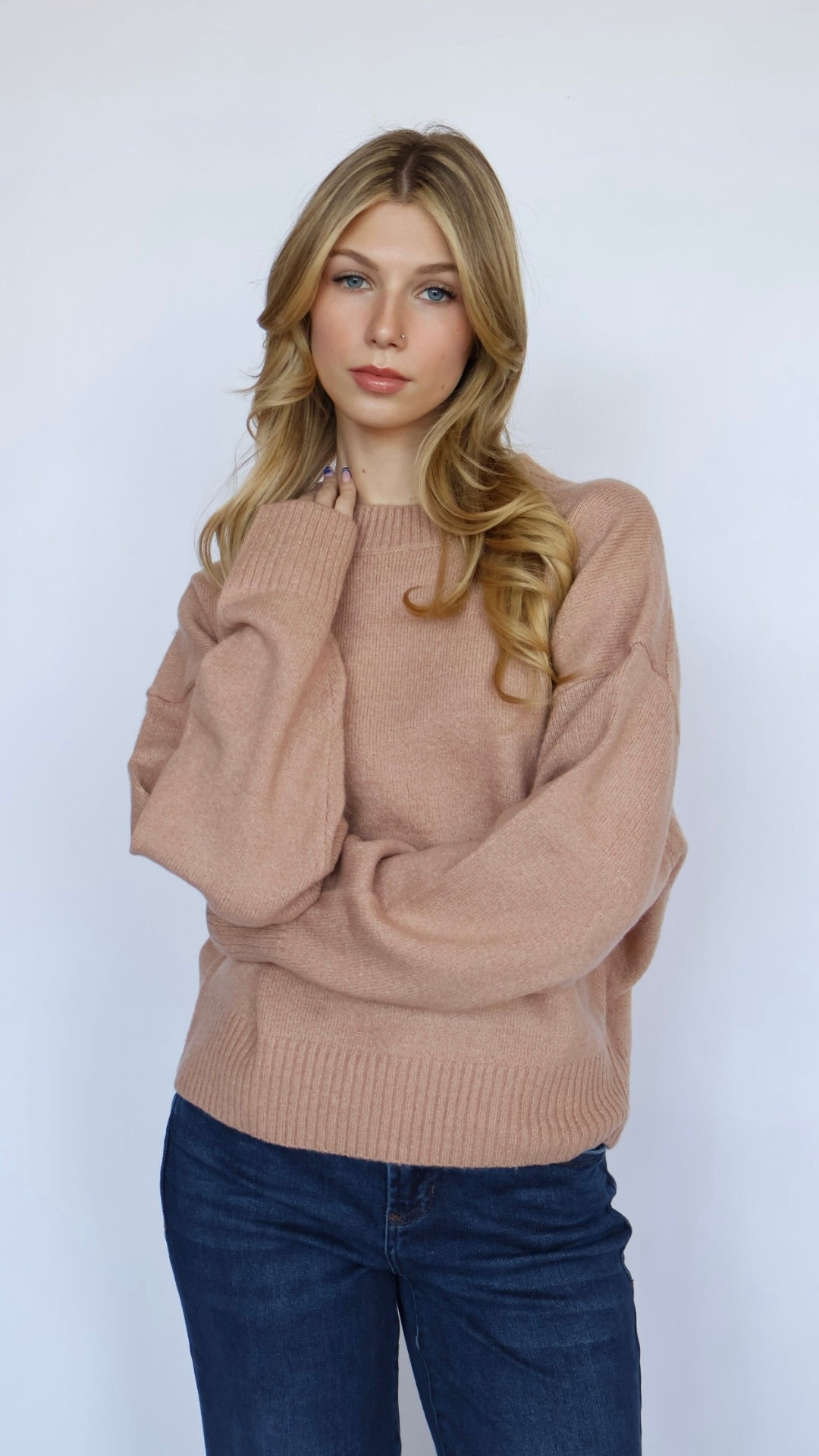 Classic Crew Knit Sweater