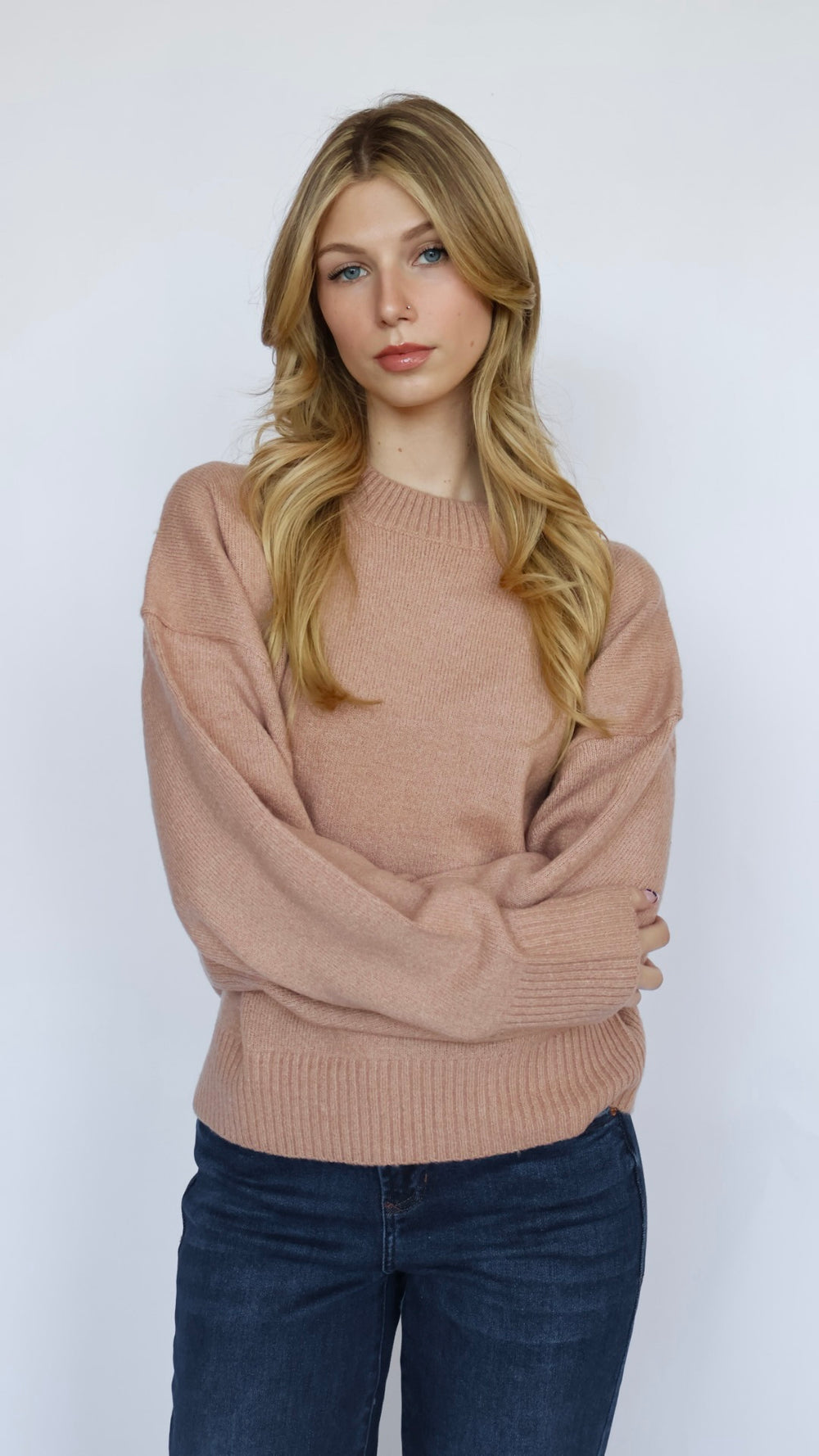 Classic Crew Knit Sweater