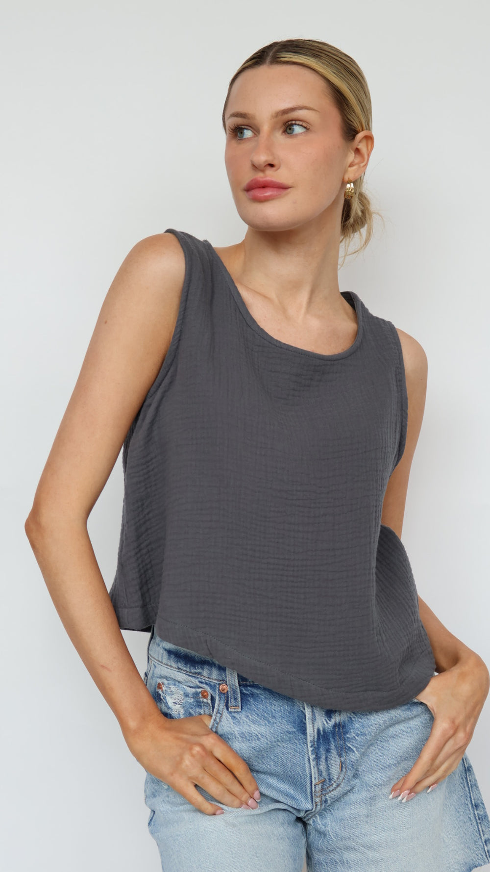 Emerson Round Neck Sleeveless Top