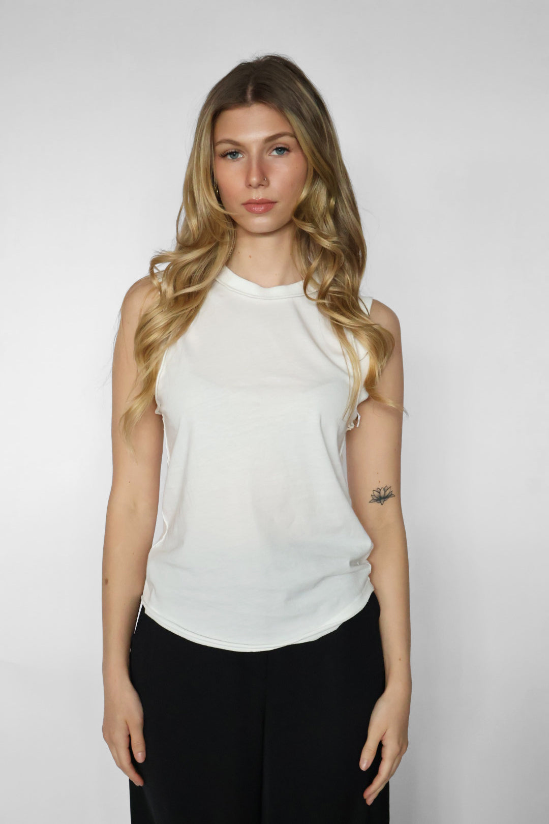 Zoe High Neck Loose Fit Top