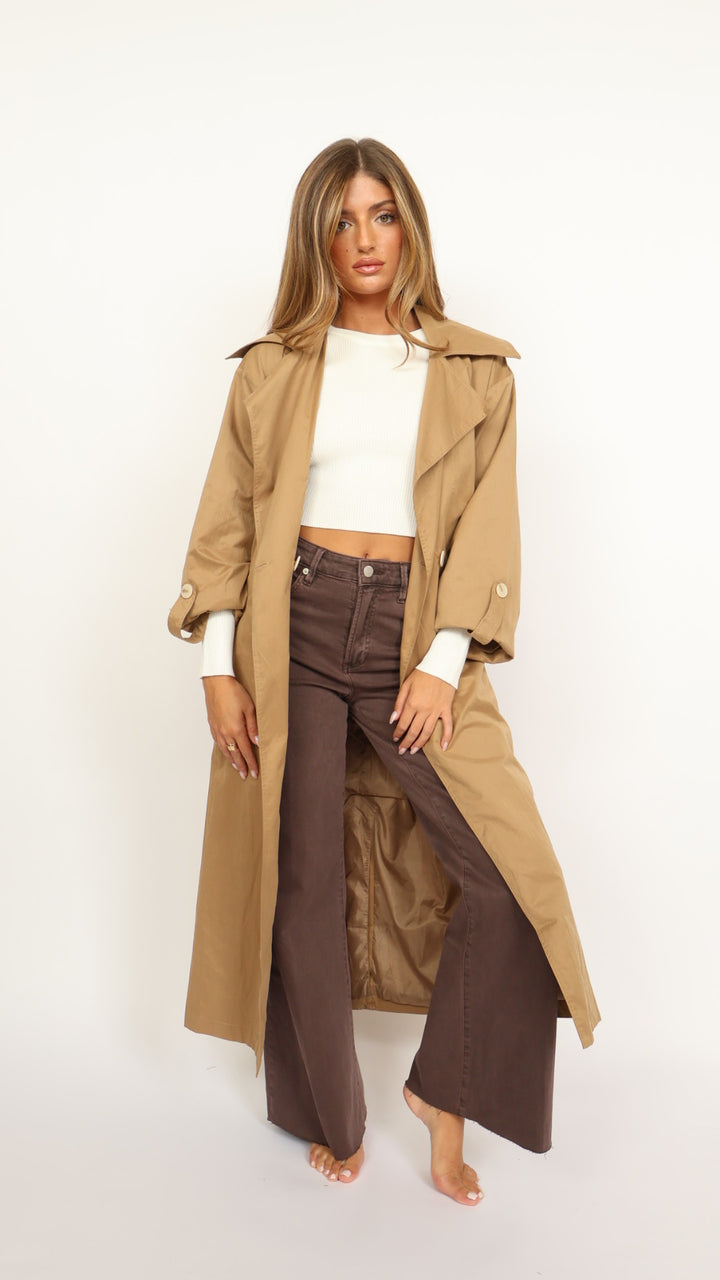 The Janie Maxi Trench Coat
