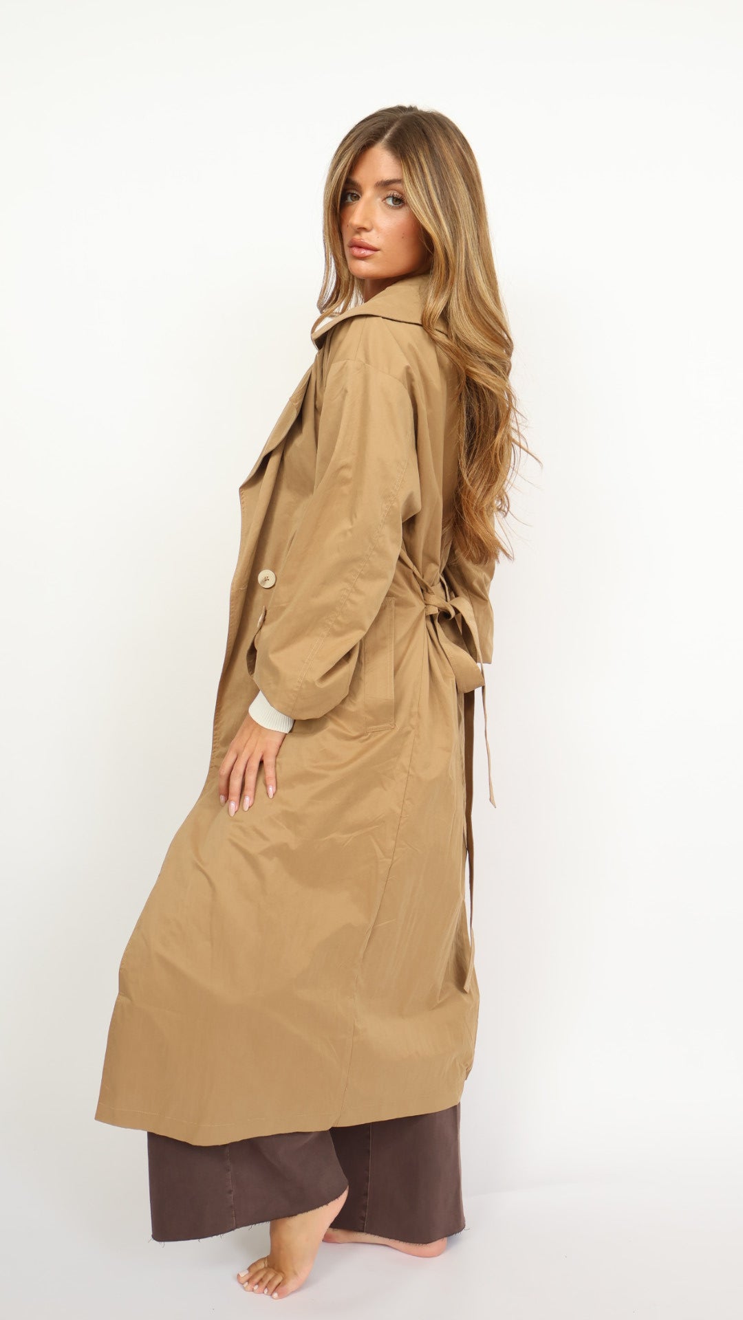 The Janie Maxi Trench Coat