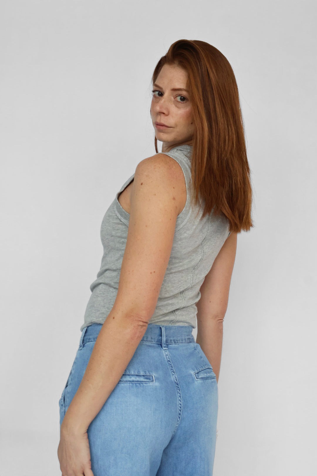 Zoe High Neck Loose Fit Top