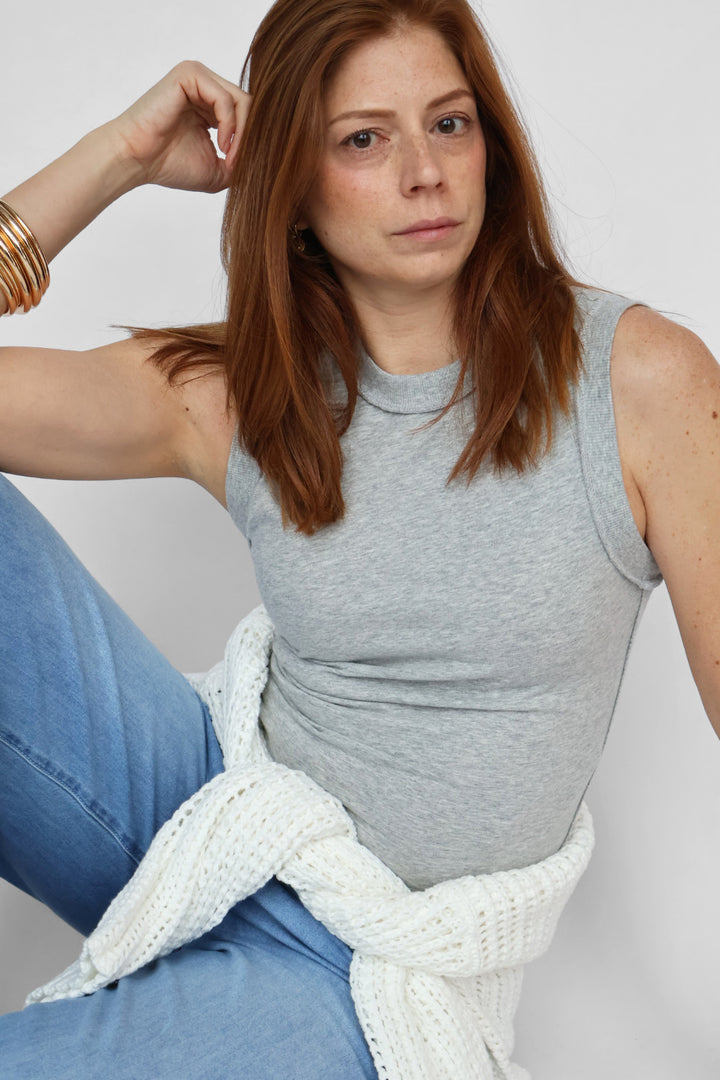 Zoe High Neck Loose Fit Top