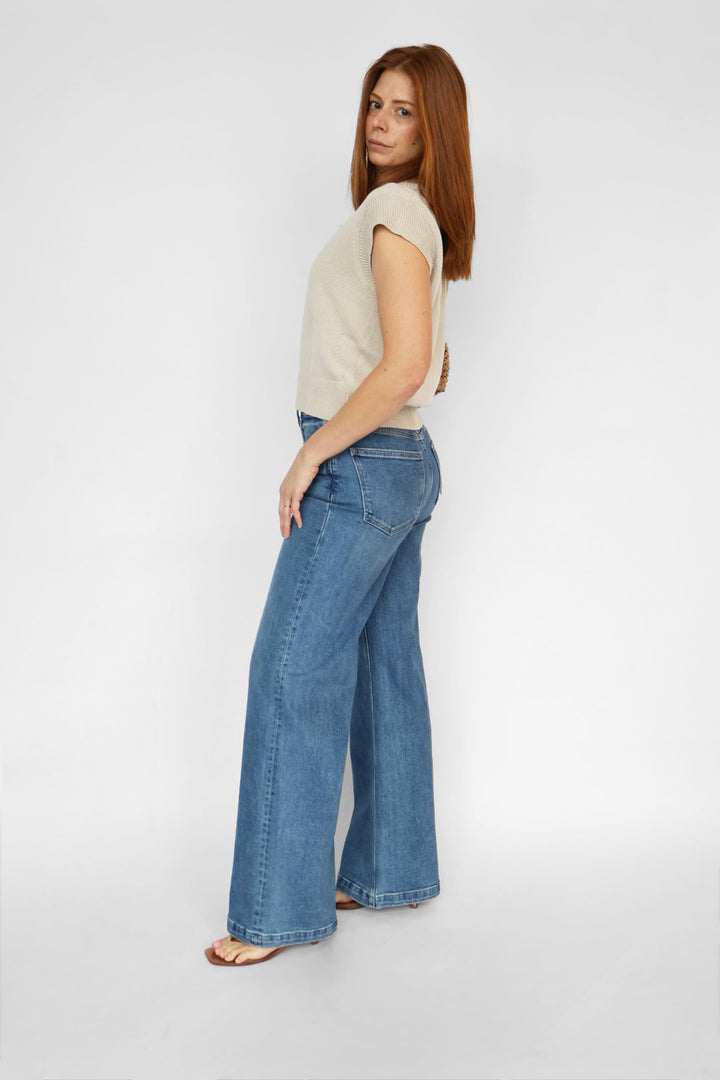 Cap Sleeve Knit Top