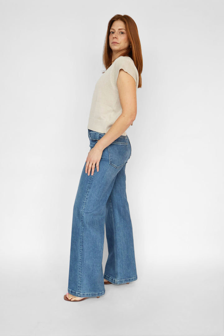 Cap Sleeve Knit Top