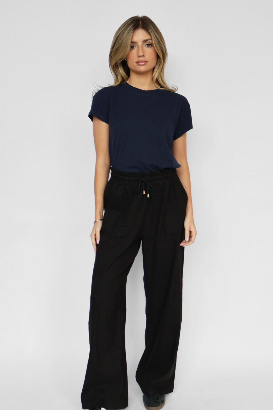 Stormi Linen Drawstring Pants