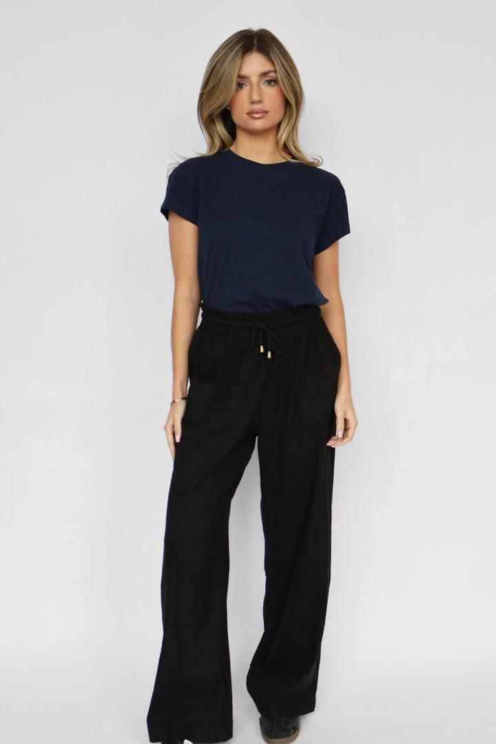 Stormi Linen Drawstring Pants