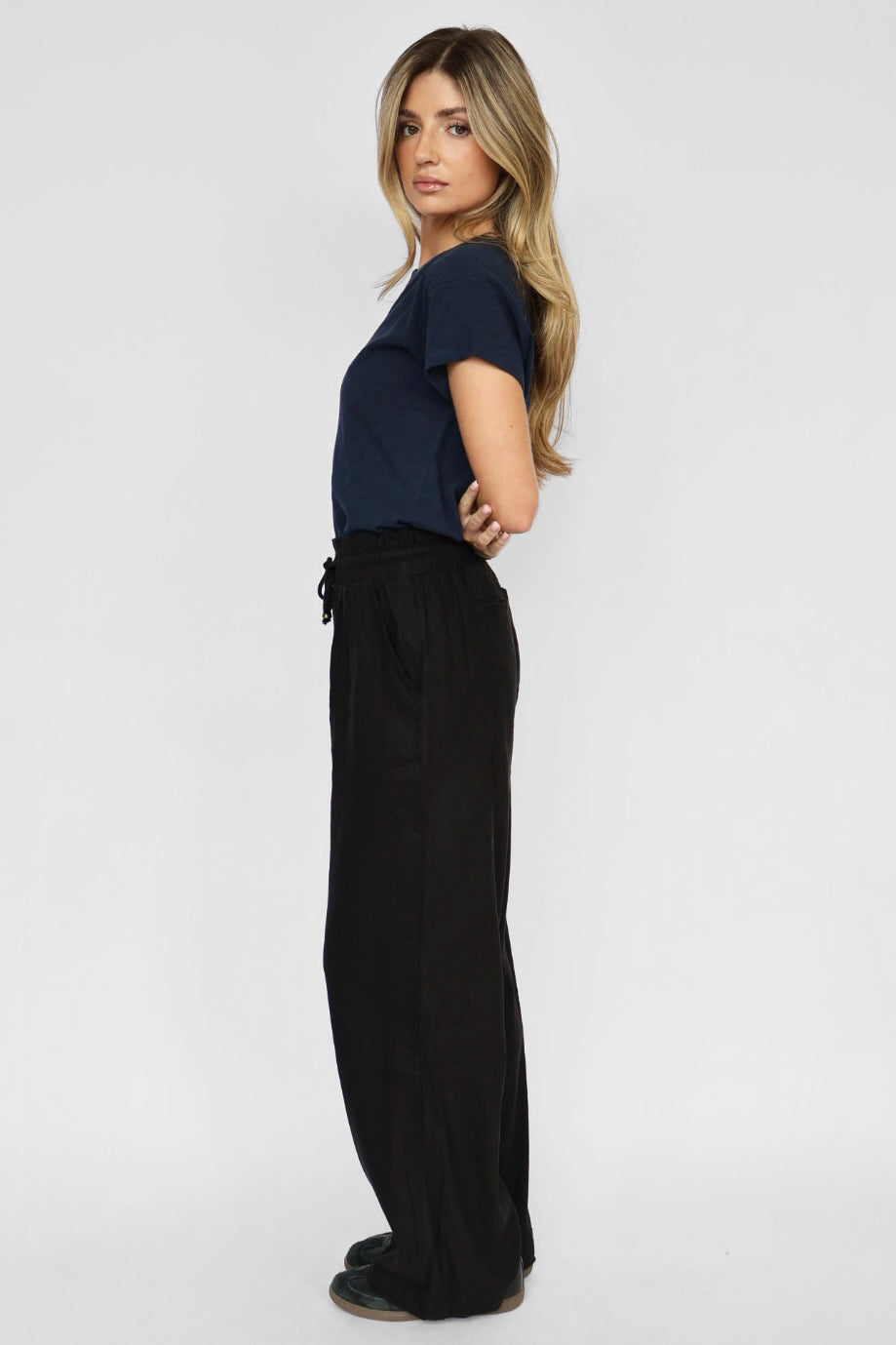 Stormi Linen Drawstring Pants