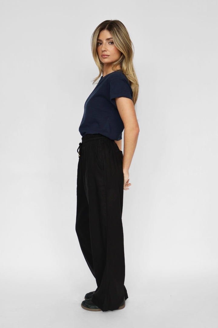 Stormi Linen Drawstring Pants