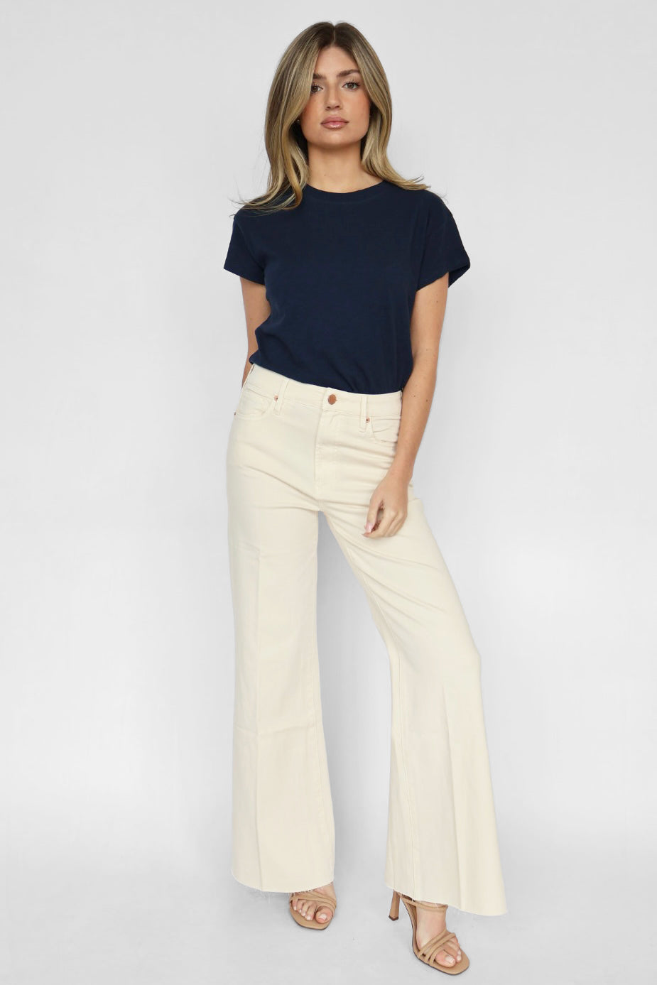 Dear John Denim Fiona Wide Leg Jeans – Wheat
