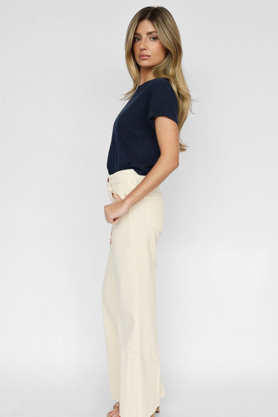 Dear John Denim Fiona Wide Leg Jeans – Wheat