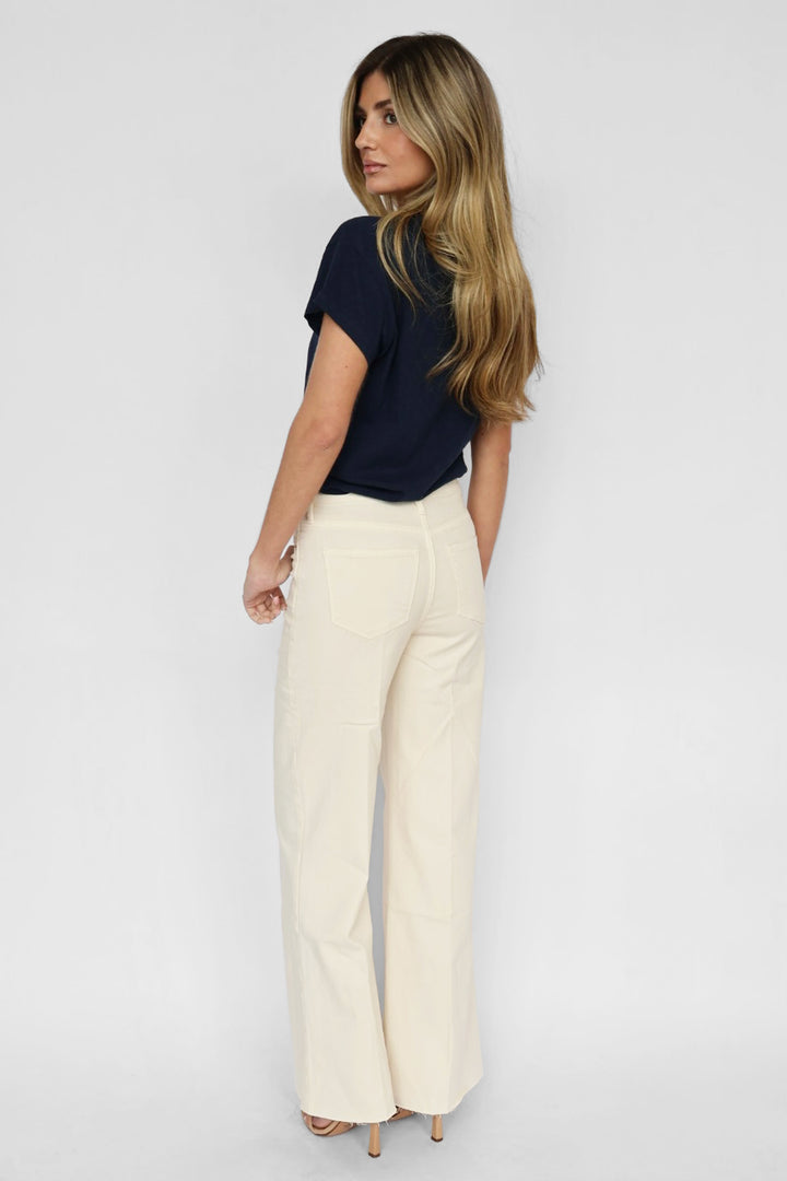 Dear John Denim Fiona Wide Leg Jeans – Wheat