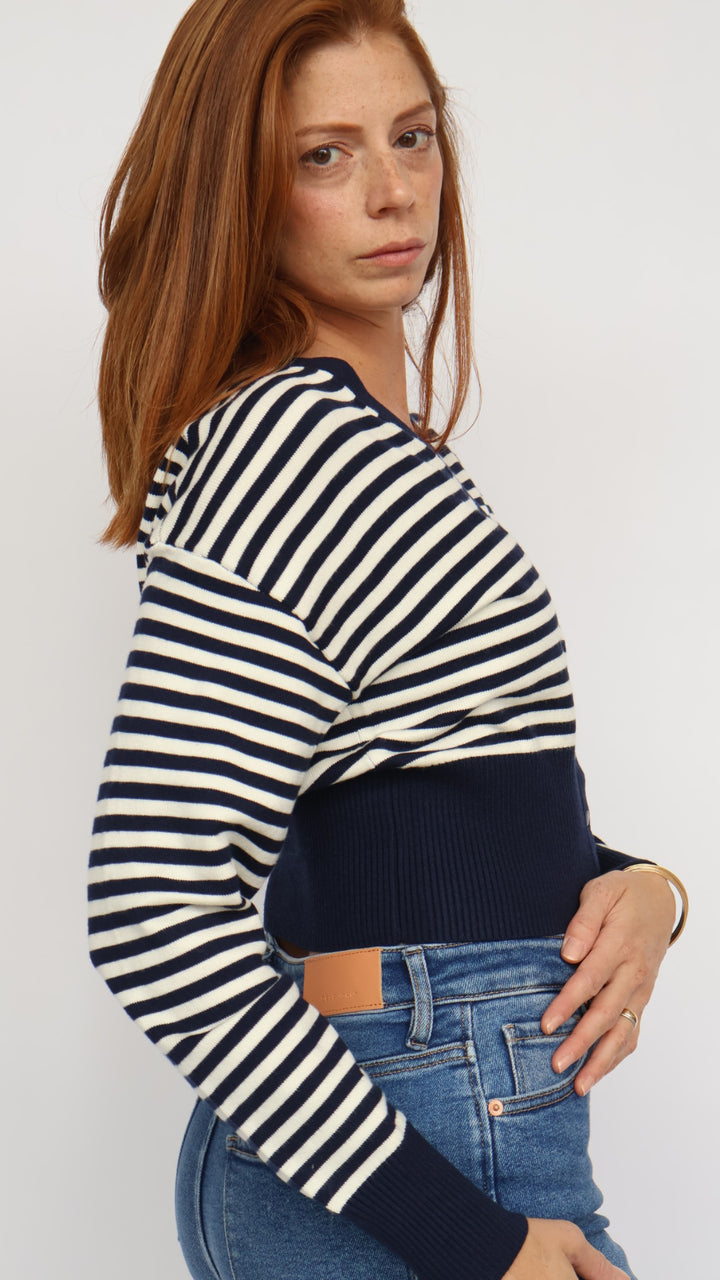 Steve Madden Lauryn Stripe Cardigan
