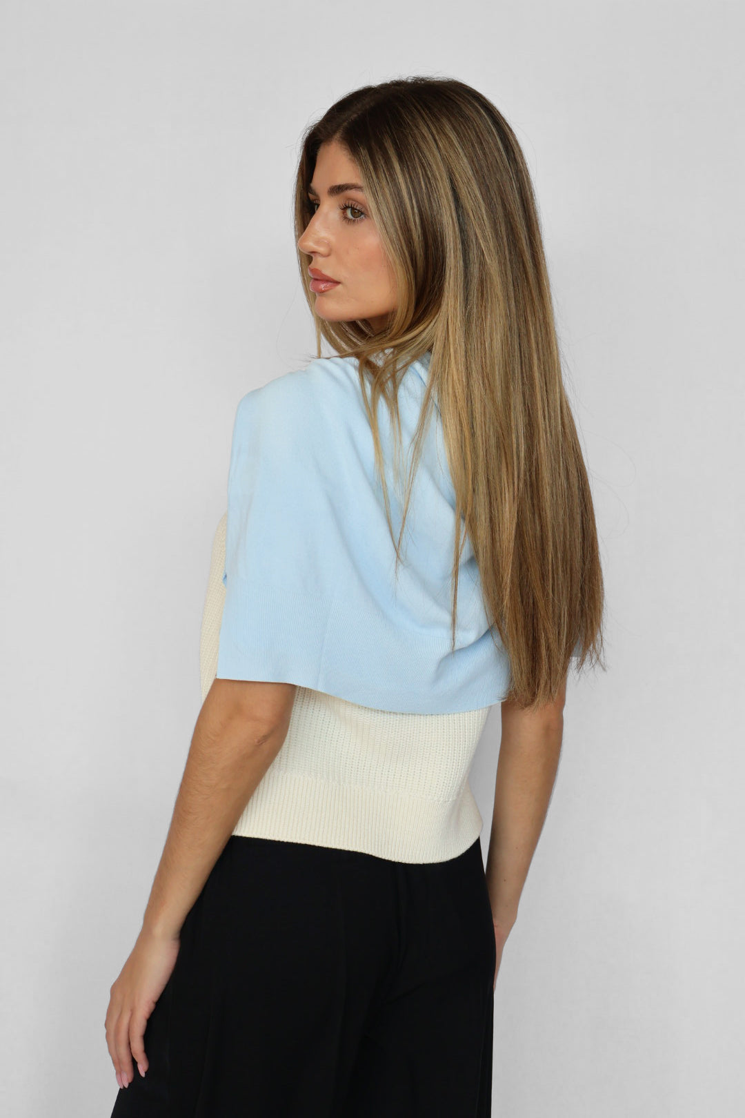Demi High Crewneck Cotton Tank