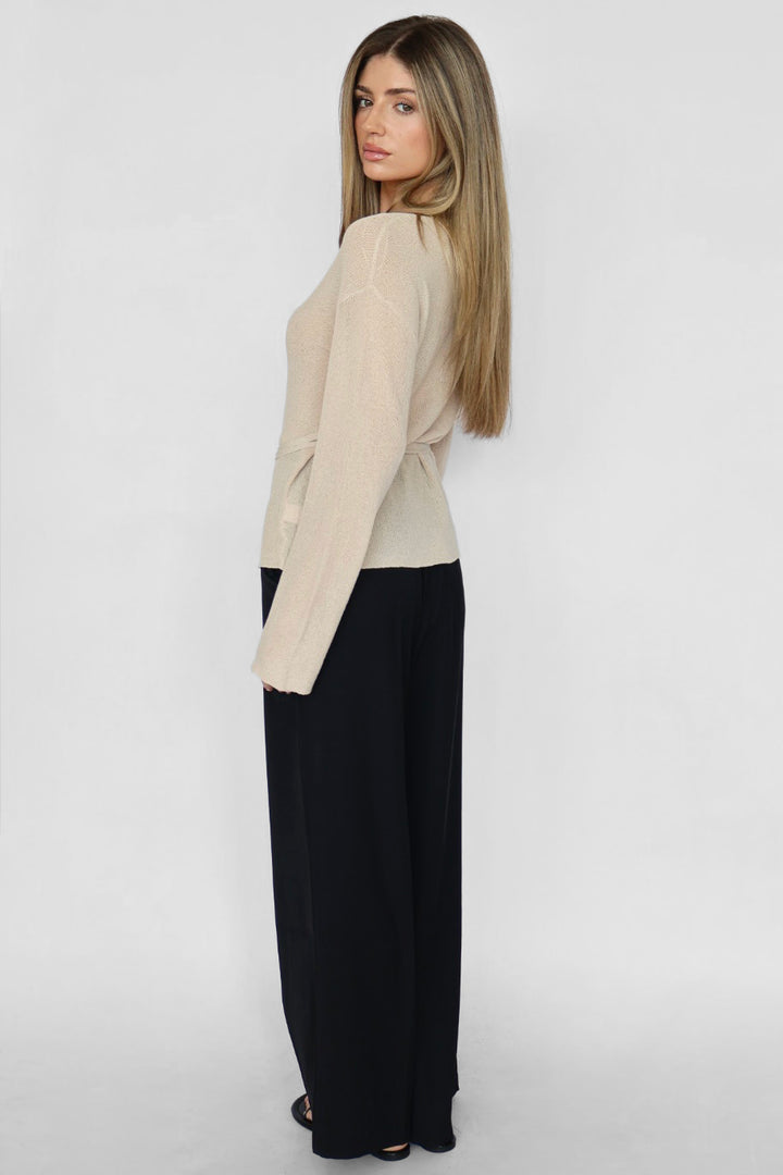 Tie Front Lightweight Cardigan