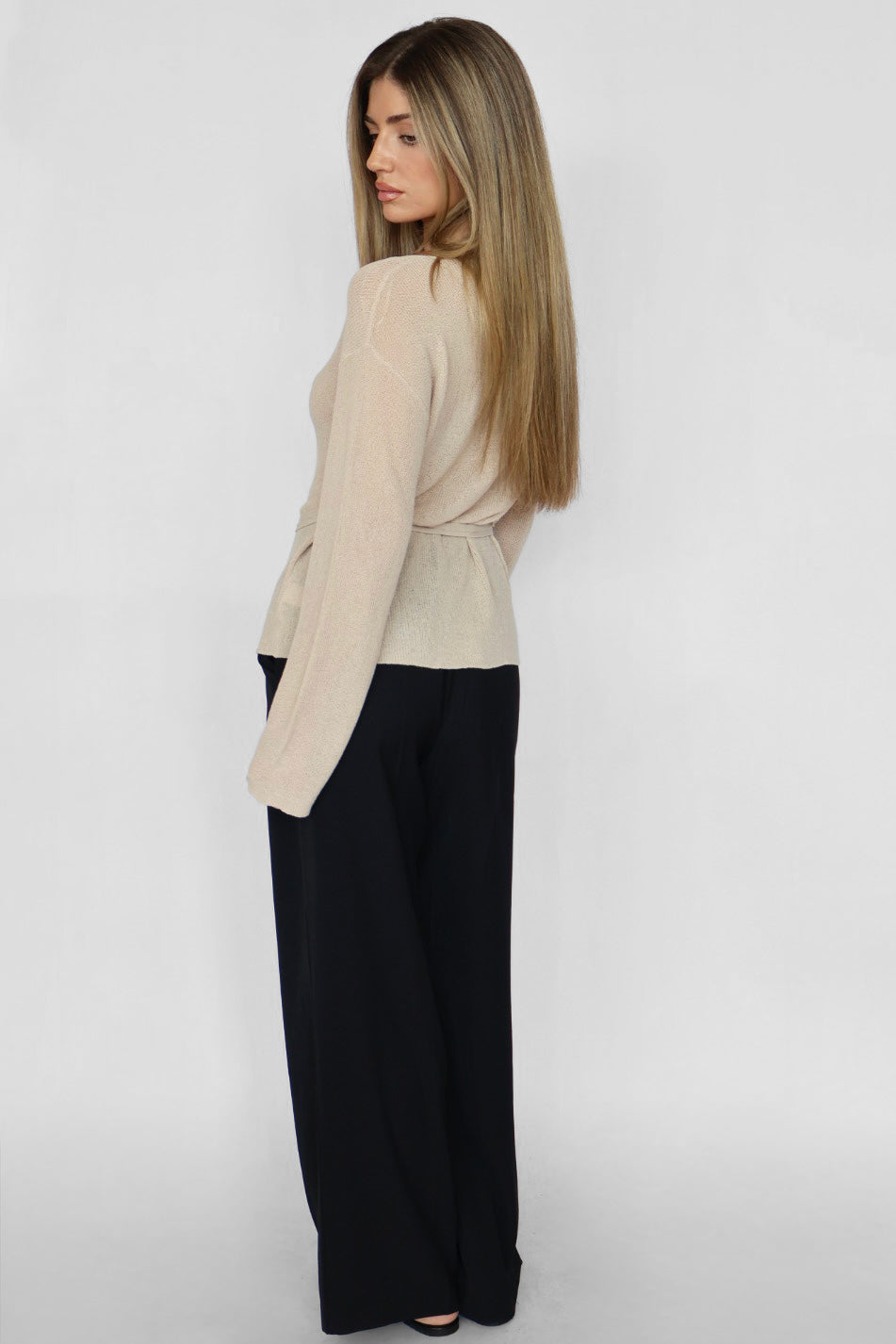 Tie Front Lightweight Cardigan