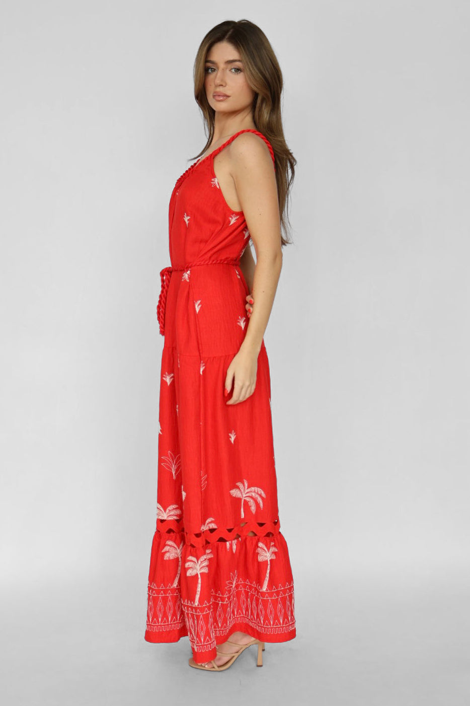 Embroidered Maxi Dress