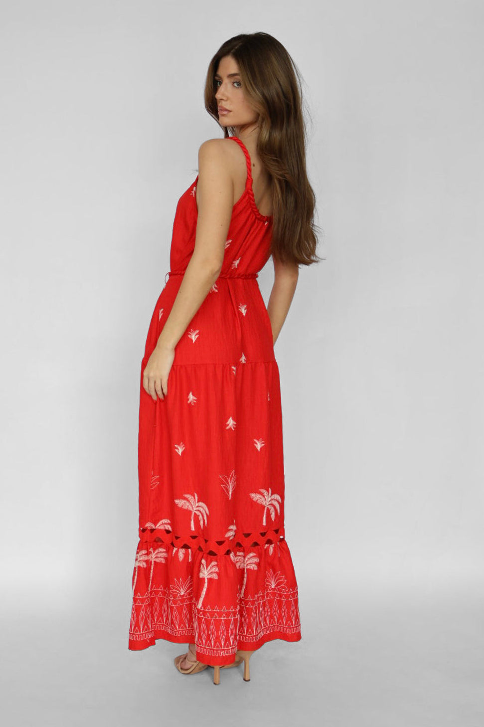 Embroidered Maxi Dress
