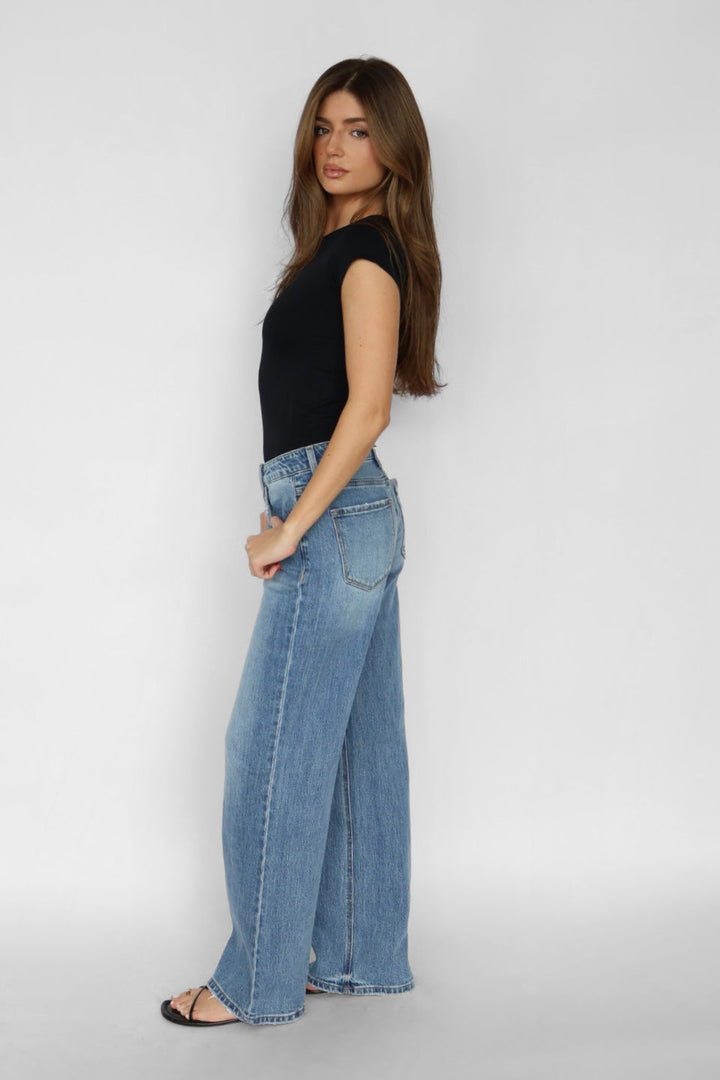 Vervet High Rise Wide Leg Jean - Astonishing