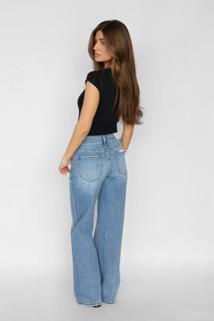 Vervet High Rise Wide Leg Jean - Astonishing