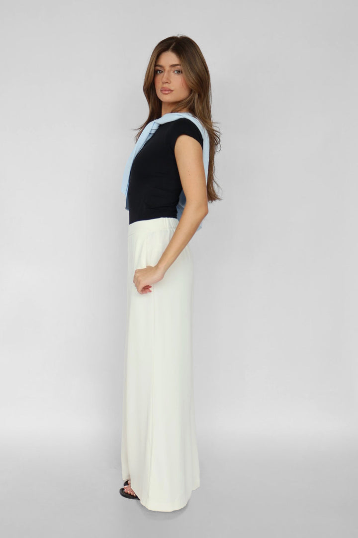 Pull-on Wide Leg Pants