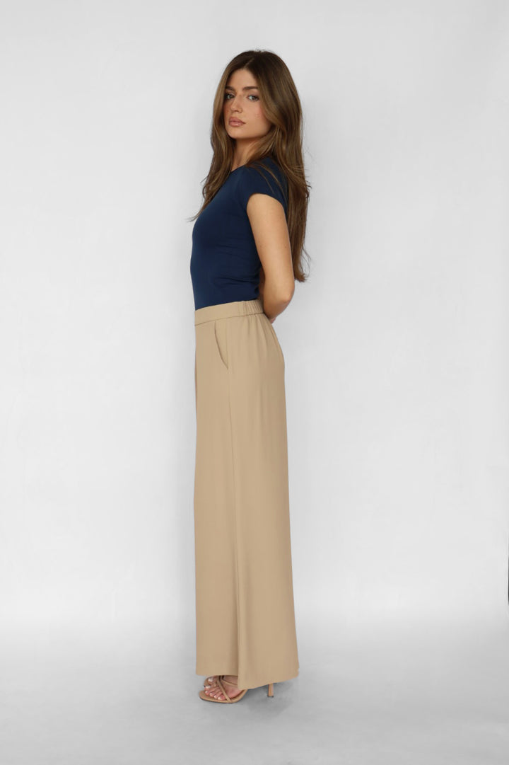 Pull-on Wide Leg Pants