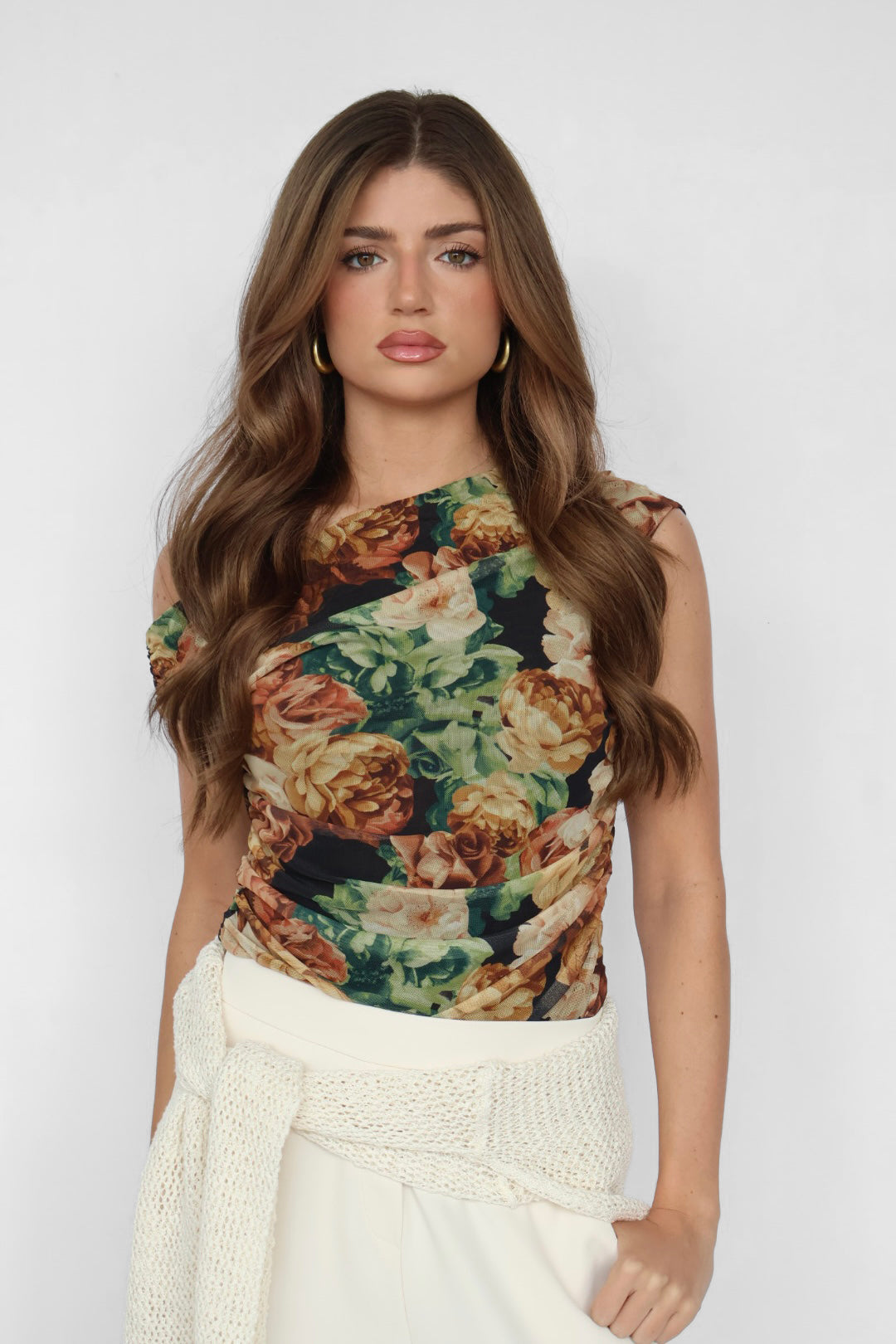 Floral Mesh Bodysuit