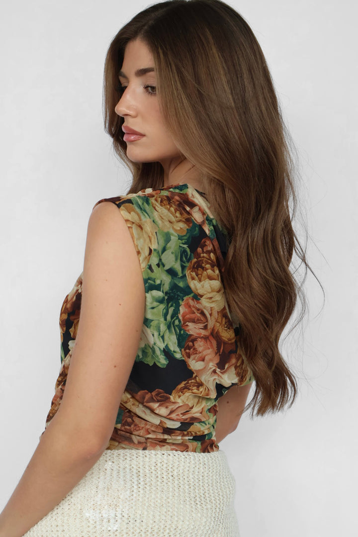 Floral Mesh Bodysuit