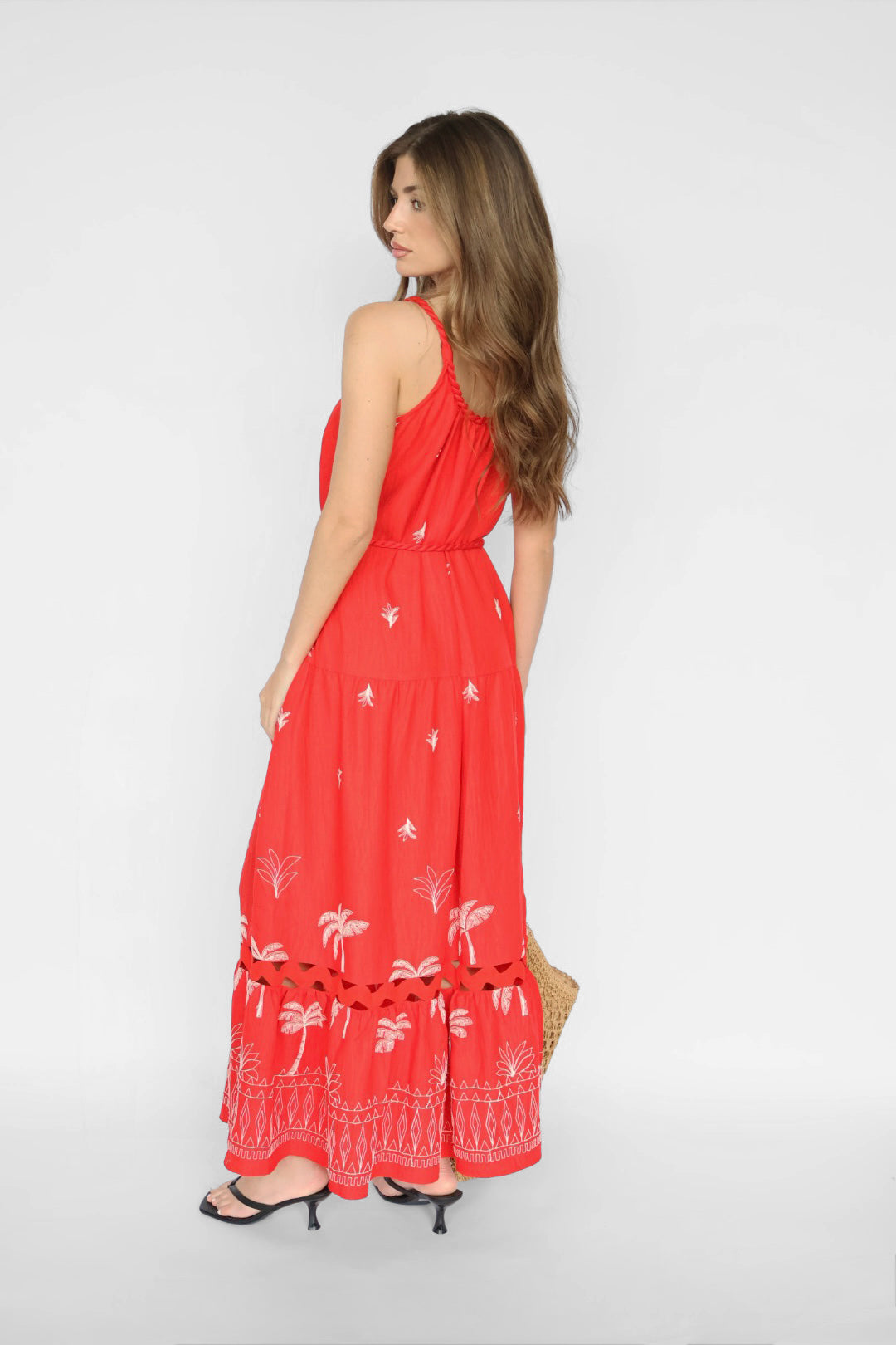 Embroidered Maxi Dress