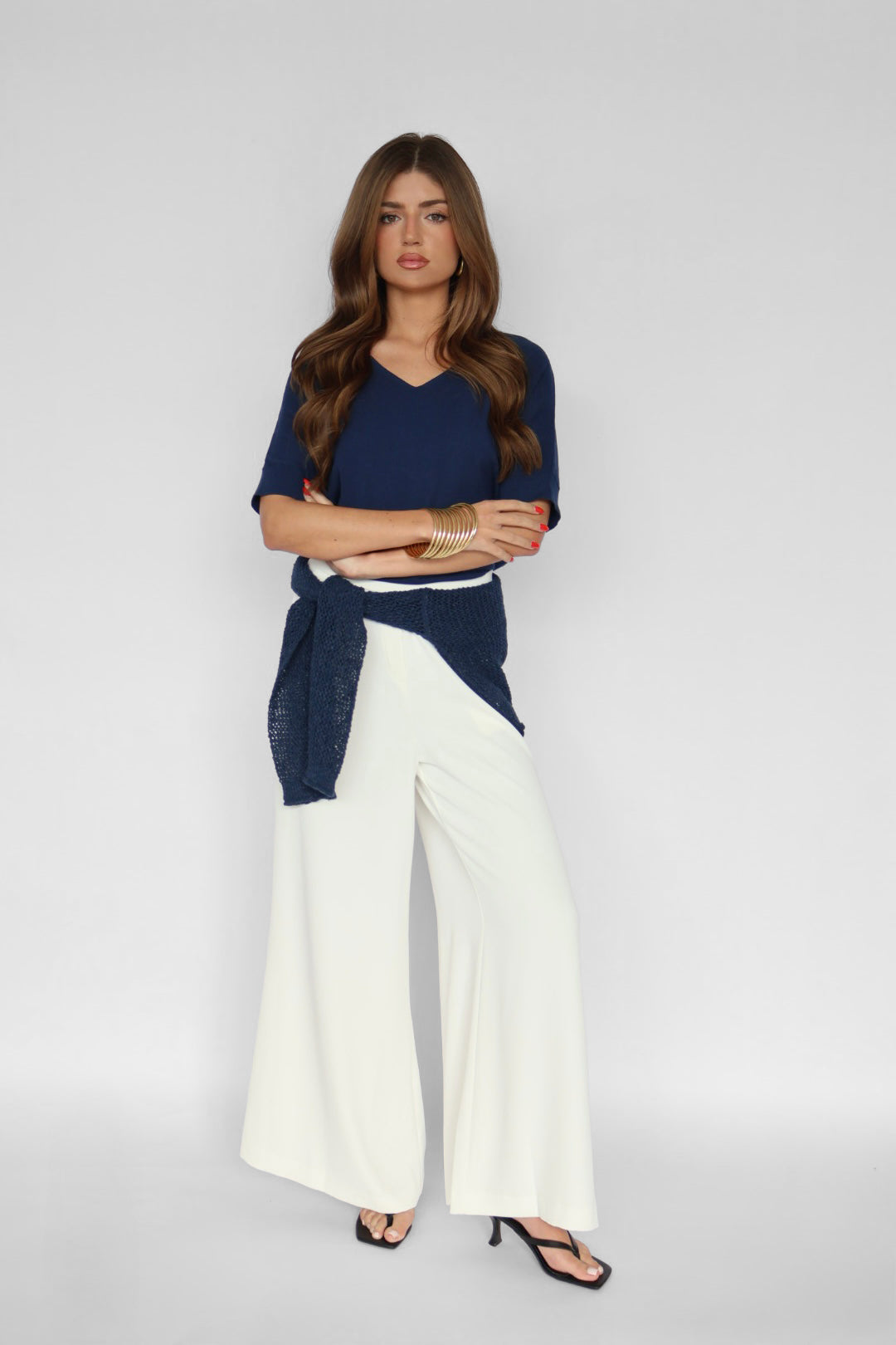 Pull-on Wide Leg Pants