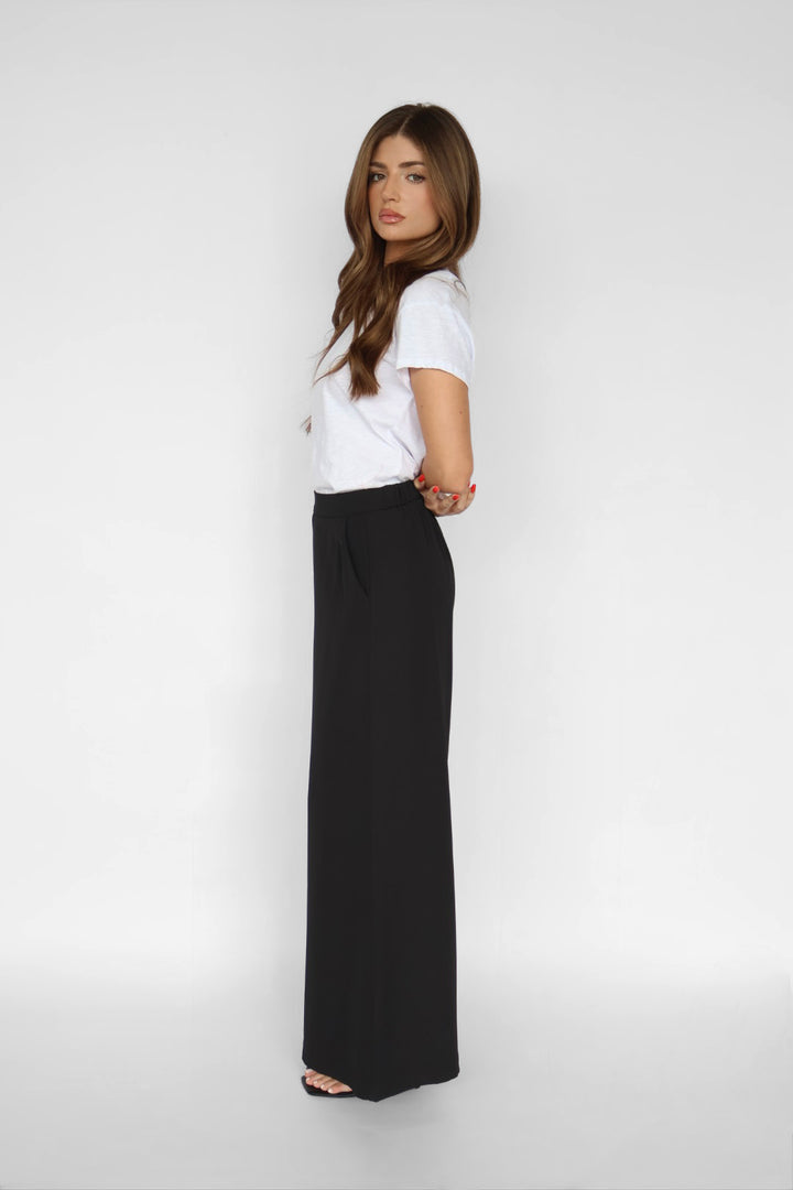 Pull-on Wide Leg Pants